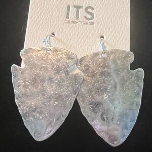 Silver Arrowhead Earrings